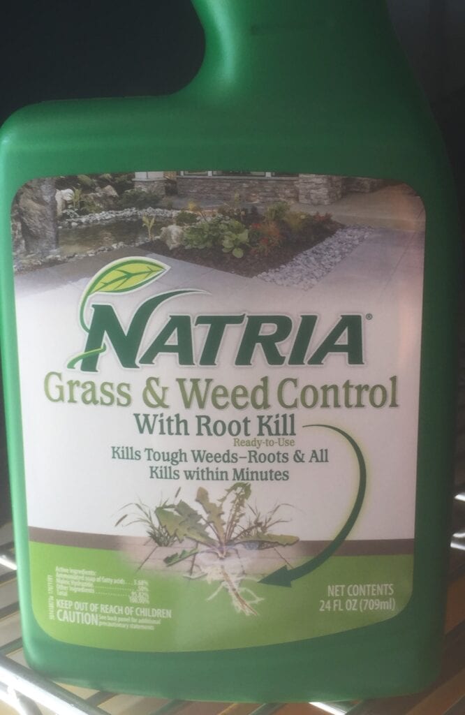 Natria grass and weed control bottle