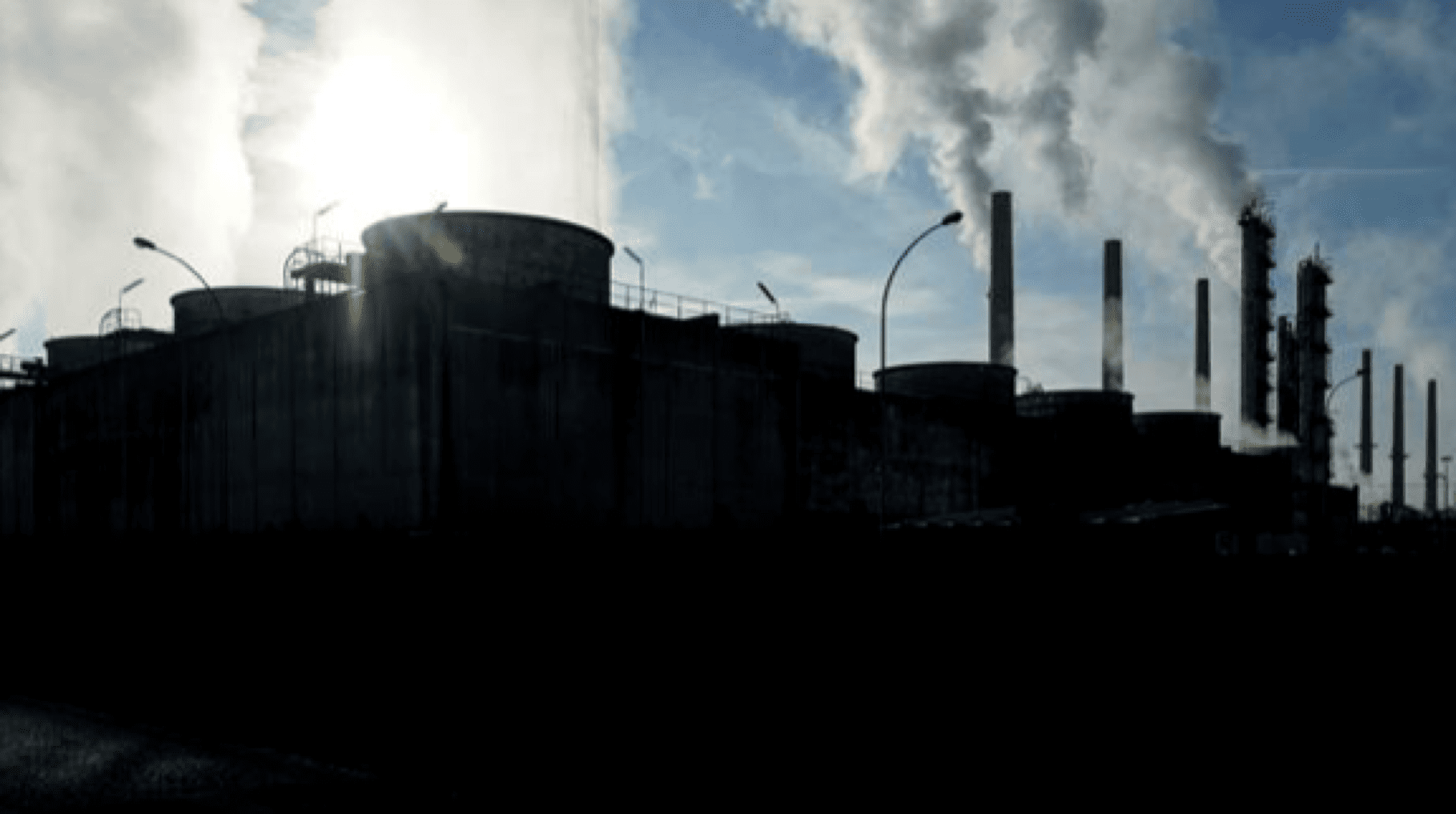 factories emitting harmful gas