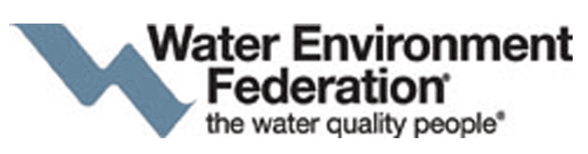 A banner on water environment federation logo