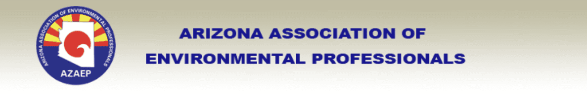 A banner on Arizona association with logo