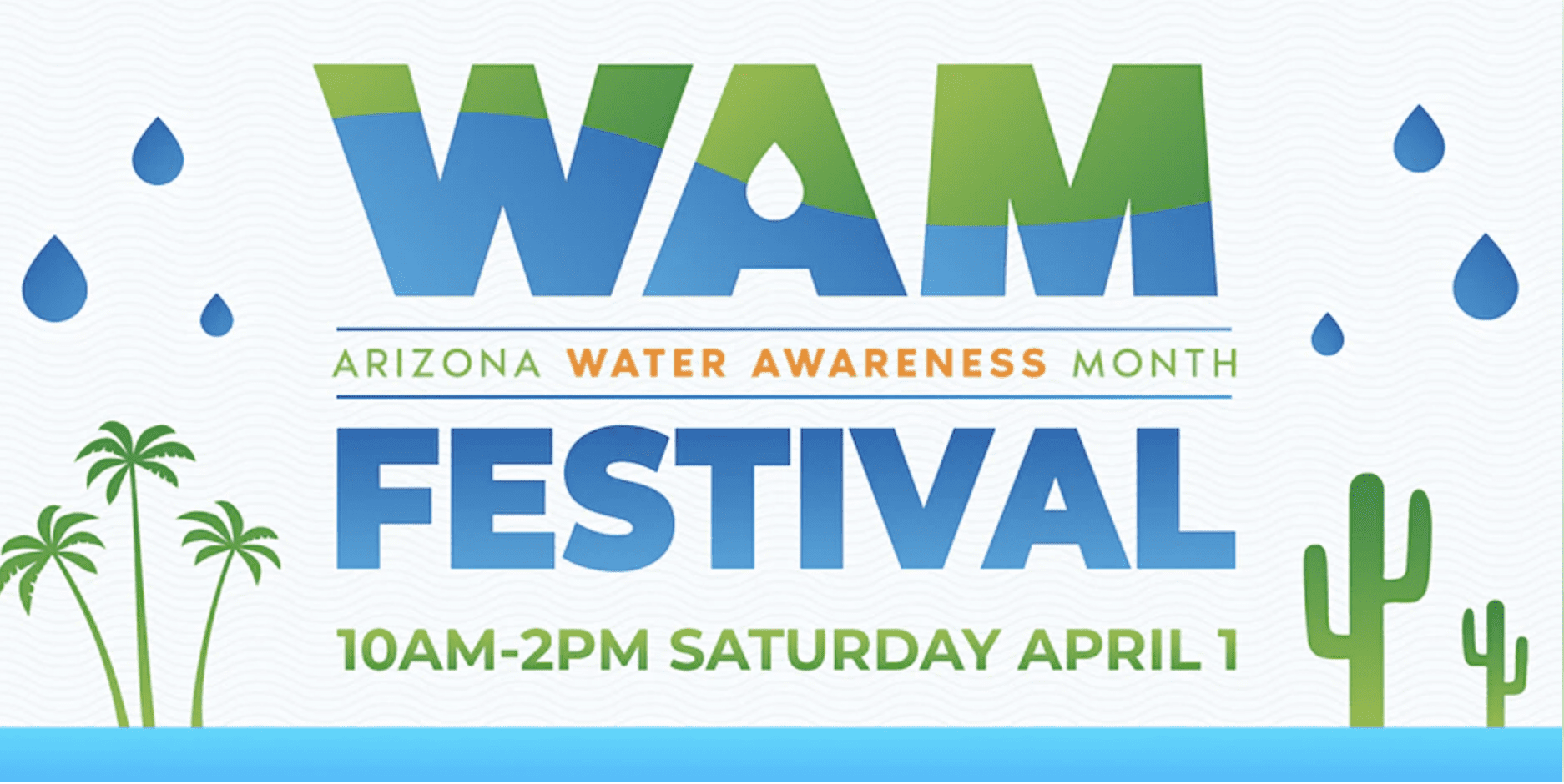 Wam arizona water awareness festival invitation card