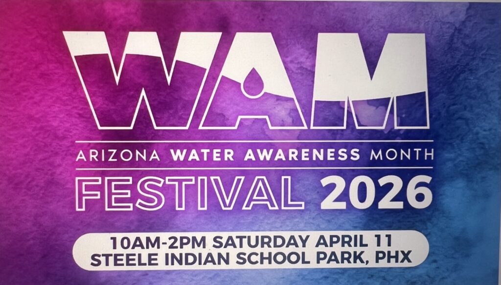 Arizona Water Awareness Month 2026 festival poster